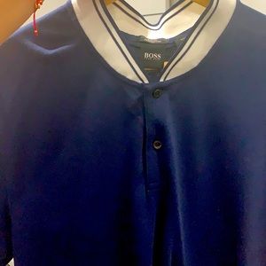 Navy blue polo Hugo boss